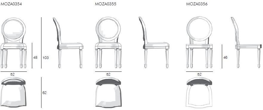 Il Giardino di Legno Стул из массива дерева Mozaic Moza0355 - Вид №1