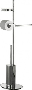 B9833 Стойка напольная (ёршик, полотенцедержатель, мыльница, держатель ТБ) COLOMBO PLANETS