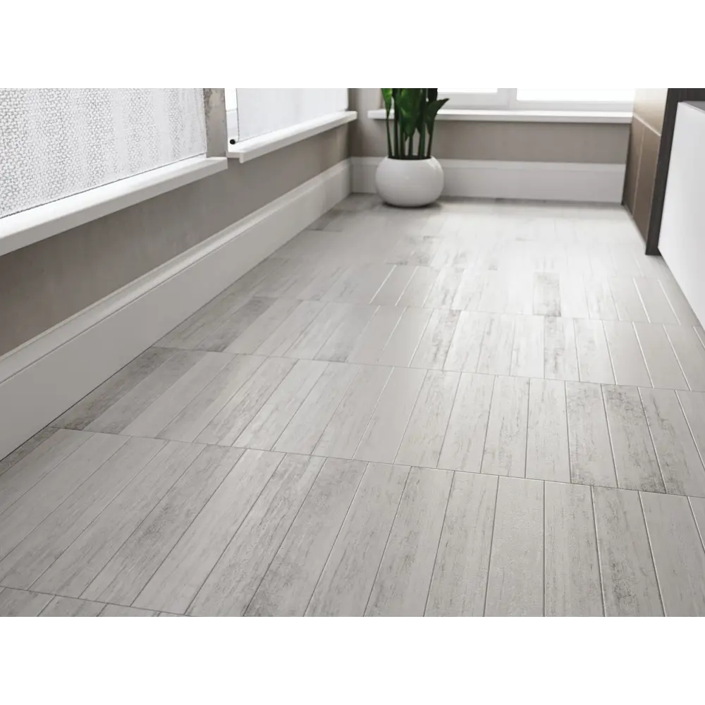 Керамогранит «Дуб GP» 10x60 см 0,9 м² цвет белый BELANI STLM-2022466 - Вид №7
