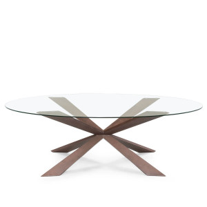 450250-35 ABHIKA ТАБЛИЦА ОВАЛИЯ H75 220X110 RUST/COPPER