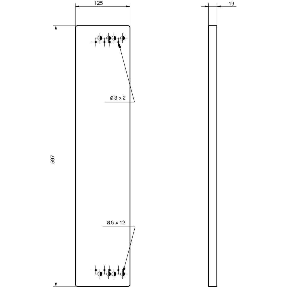 Фасад кухонного шкафа Инта 59.7x12.5 см KONSENSA ЛДСП цвет белый Инта белая STLM-2098035 - Вид №8
