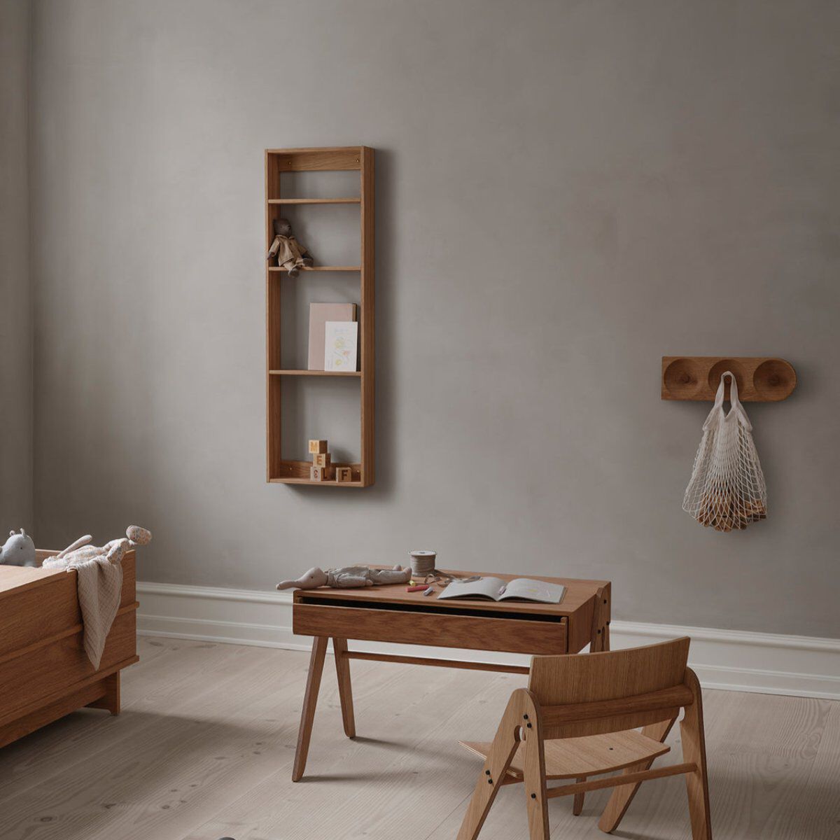 Настенная полка из дуба We Do Wood THREESQUARE ARCH-00049087 - Вид №3
