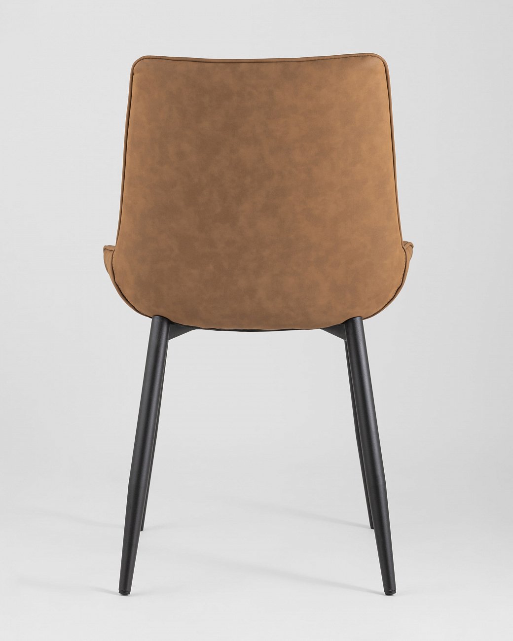 Стул со спинкой коричневый из экокожи "Невада" STOOL GROUP ДИЗАЙНЕРСКИЕ, ИНТЕРЬЕРНЫЕ 00-3946289 Коричневый  - Вид №5