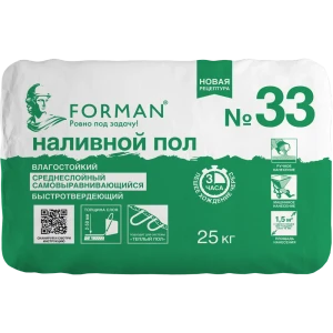 Наливной пол Forman 33 25 кг
