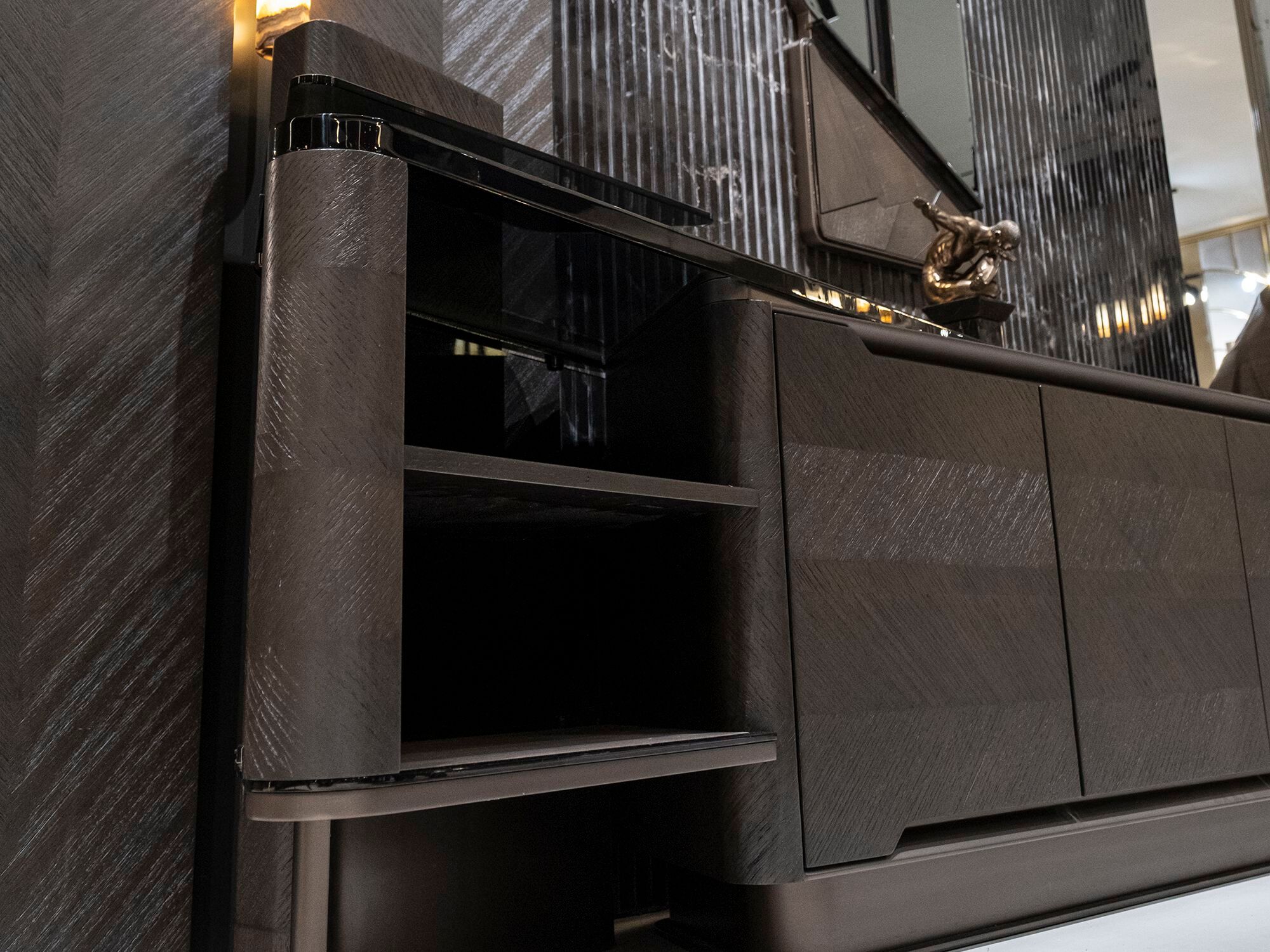 Деревянный шкаф с распашными дверями Zebrano Gioia ARCH-00050697 - Вид №6