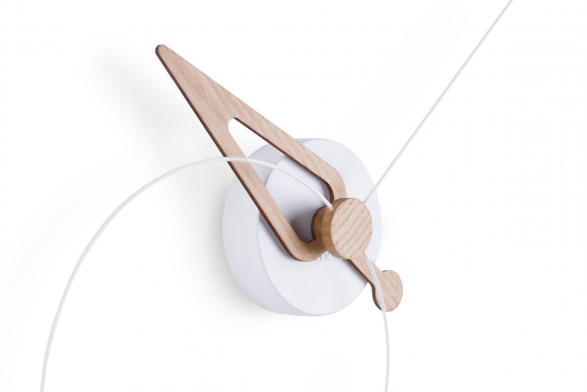 095292 Настенные часы дуб-белый Nomon Pico - Вид №2