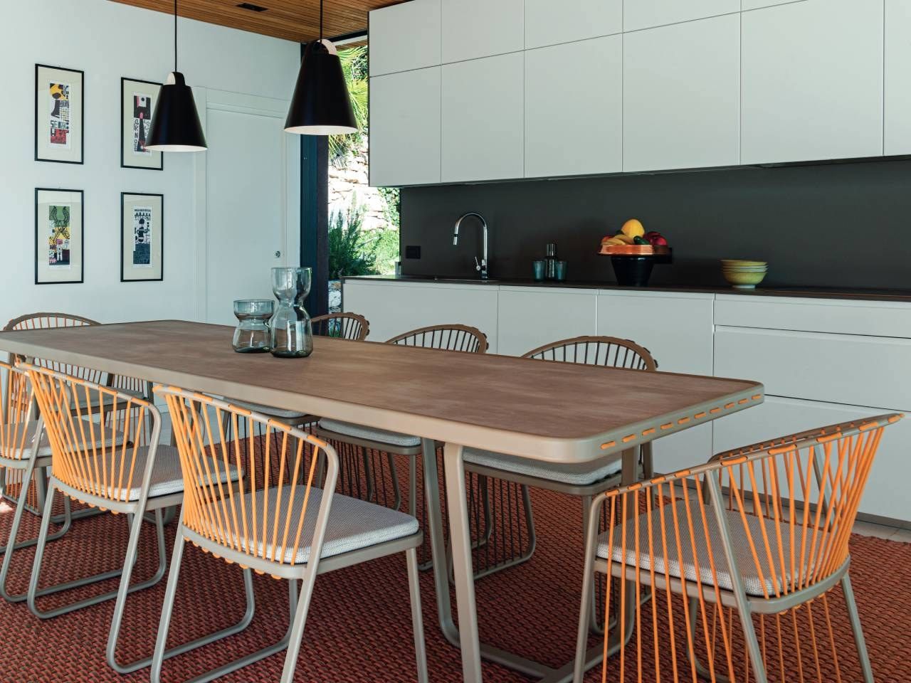 Прямоугольный садовый стол из ламината Coro Sally ARCH-00055397 - Вид №1