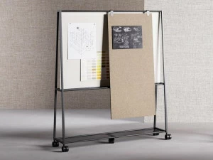 FANTONI Доска офисная металлическая на колесиках Atelier