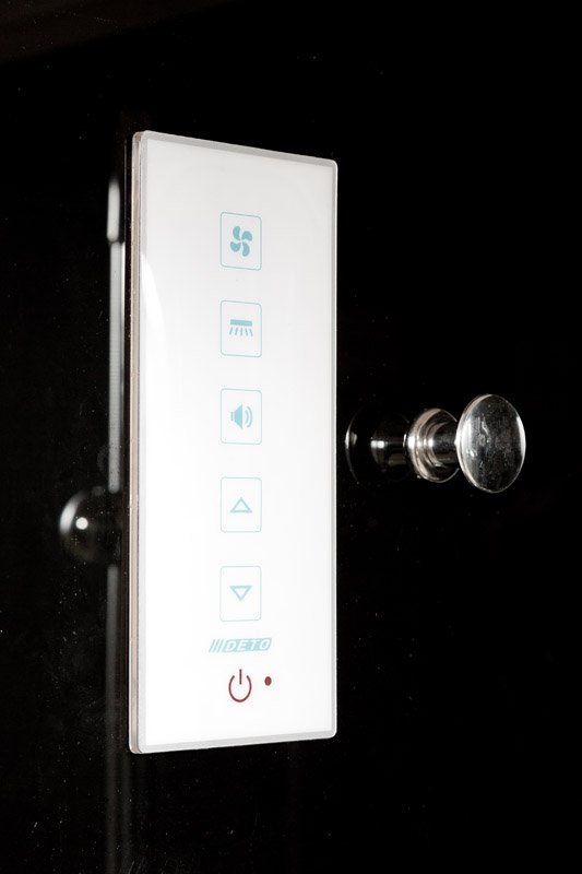 D08S Душевая кабина DETO Серия D B01S LED BLACK - Вид №21