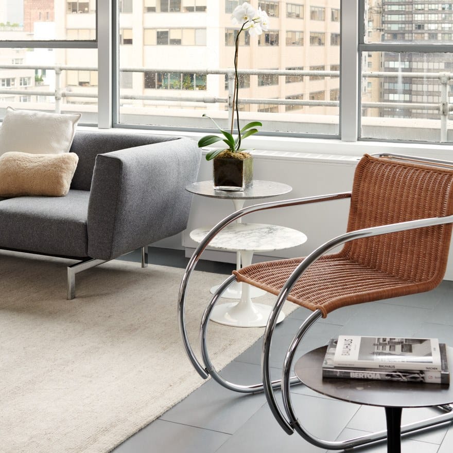 Консольный стул из ротанга с подлокотниками Knoll MR ARCH-00130386 - Вид №2