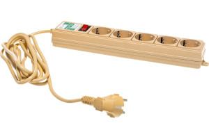 15889004 Фильтр-удлинитель PC 3м 5р, беж. 10А/2,2кВт SPG-MXTR-12 Power Cube