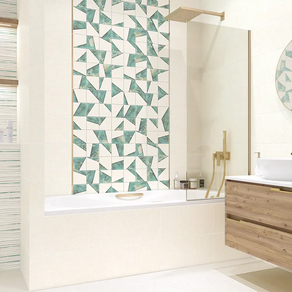 Плитка настенная Enigma 24,9x50см 1.37м2 цвет зеленый Santreyd STLM-2171915 - Вид №5