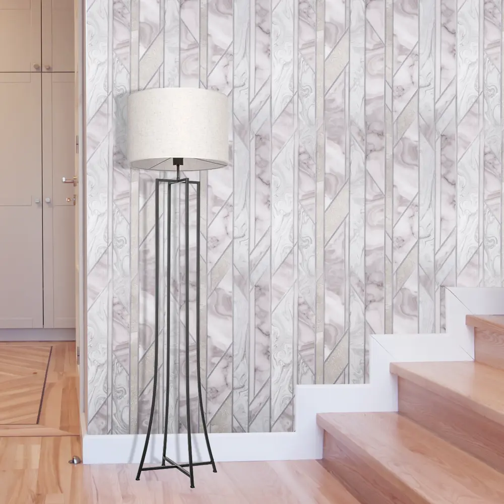 Обои бумажные Топаз серые 0.53 м 9089-21 Santreyd STLM-2091859 - Вид №2