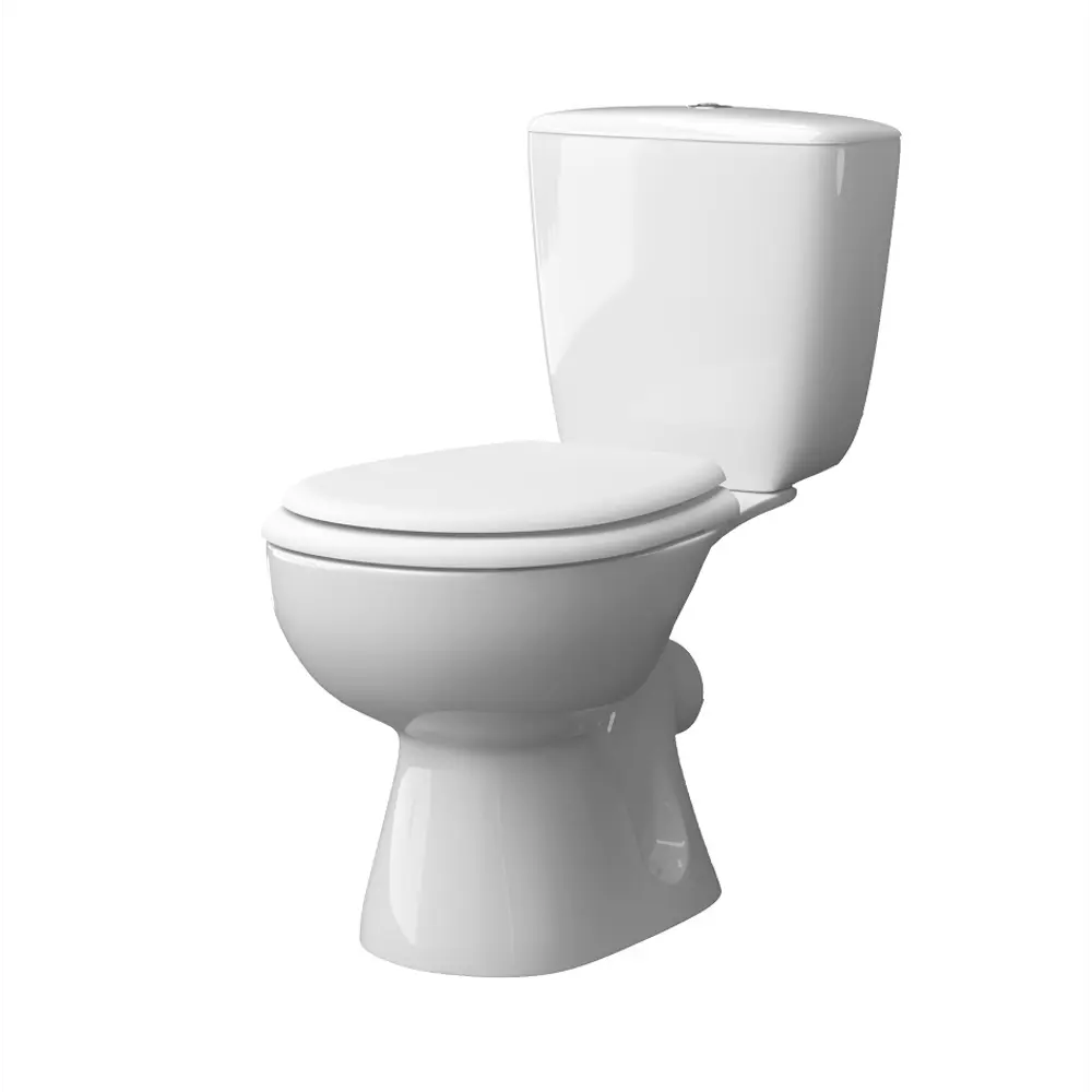 Унитаз-компакт Керамин Позитано горизонтальный выпуск двойной смыв STLM-2051008