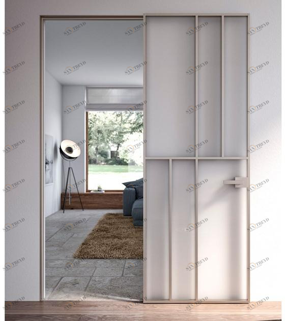 ALBED Распашная дверь из стекла заподлицо со стеной Celine sun-id-1384780