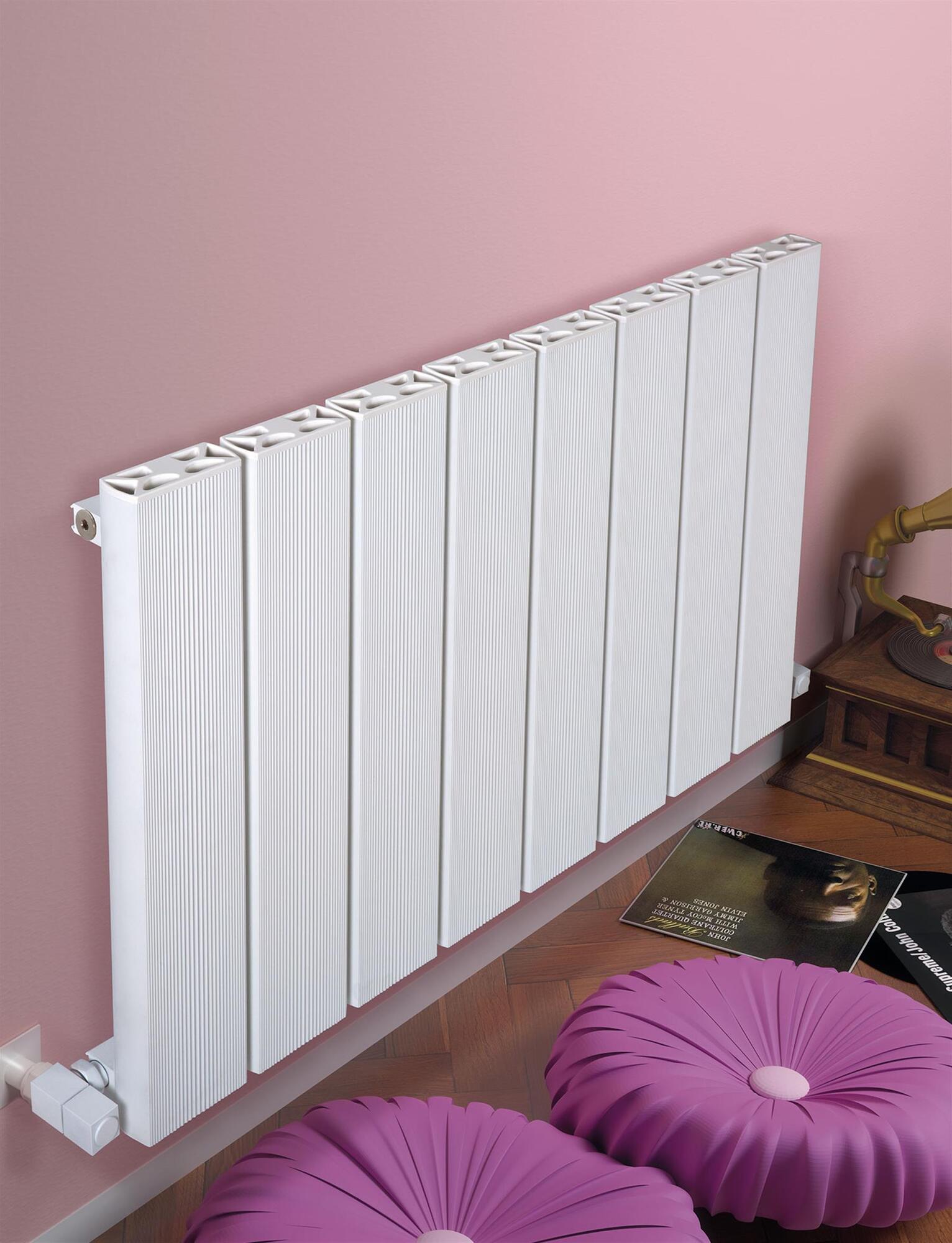 Радиатор Hammam VIOLET Aluminium radiator комбинированный; электрический или водяной Алюминий  - Вид №23