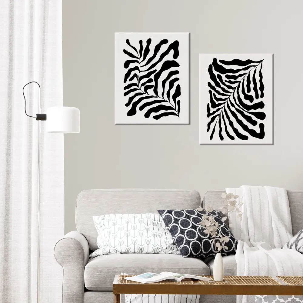 Картина на холсте Модерн 80x50 см 2 шт Santreyd STLM-2155376 - Вид №2