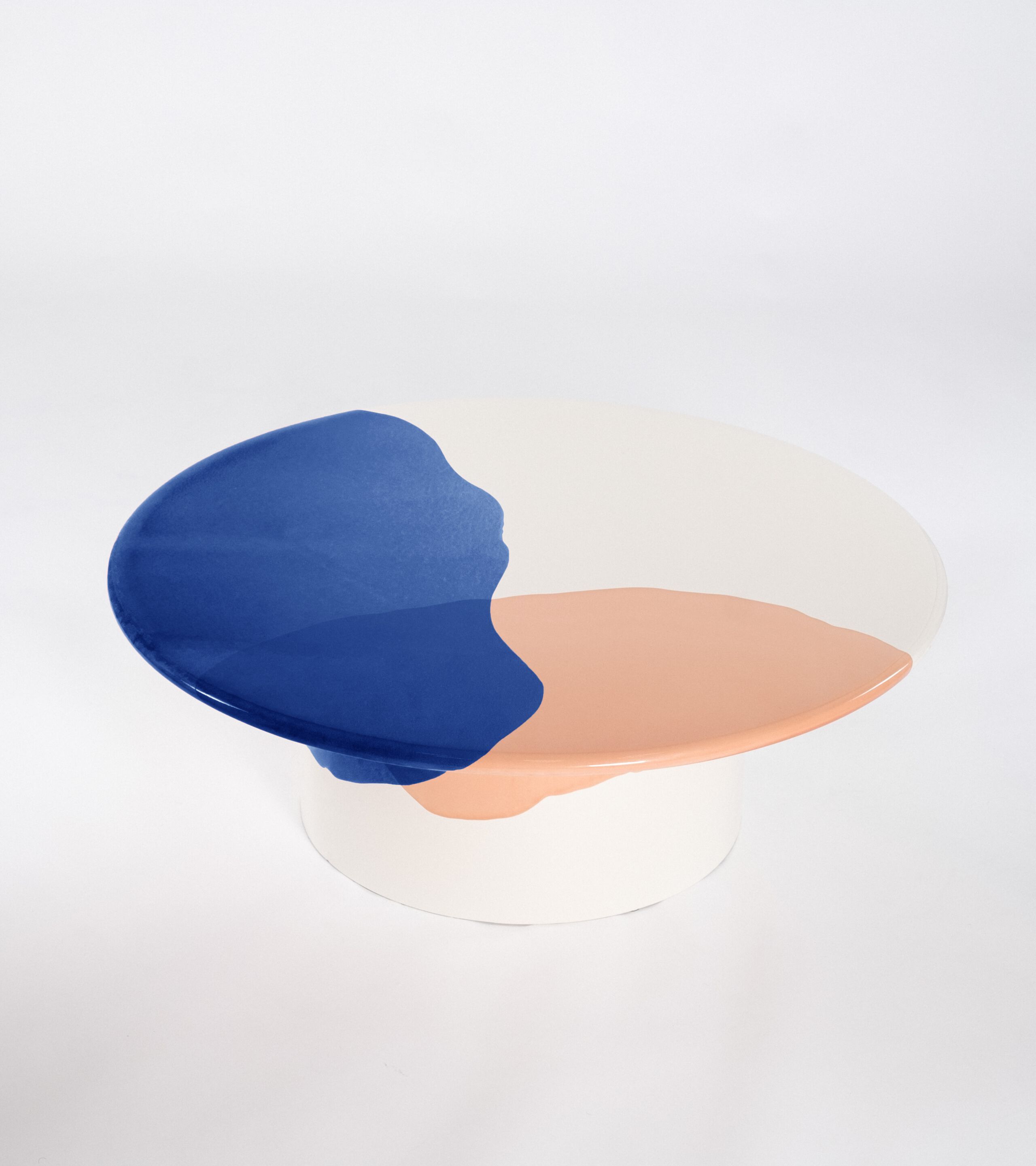 Круглый журнальный столик из эмалированной стали Patrick Jouin Edition Drop ARCH-00042187 - Вид №7