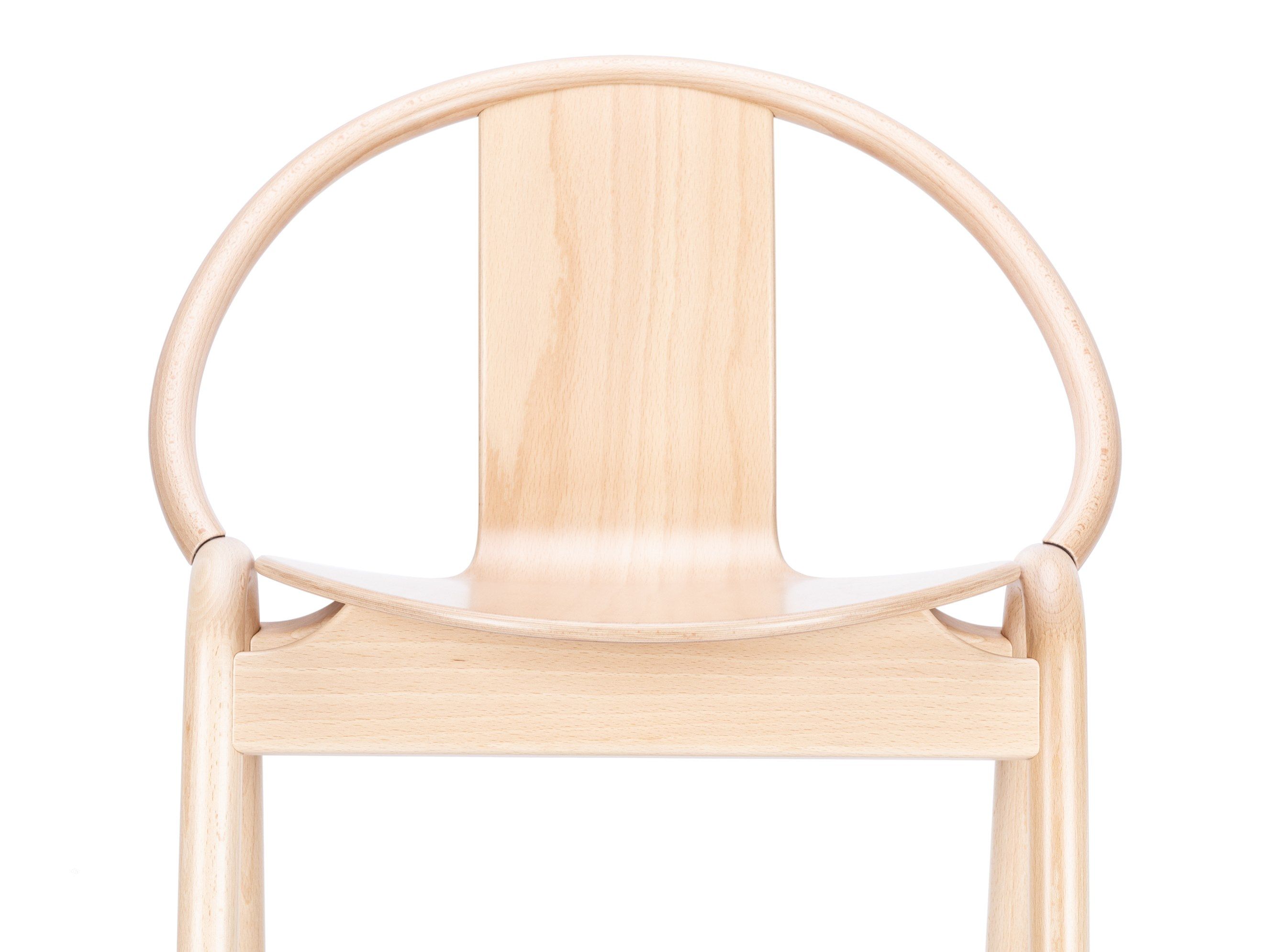 Высокий деревянный стул со спинкой TON AGAIN ARCH-00060401 - Вид №12