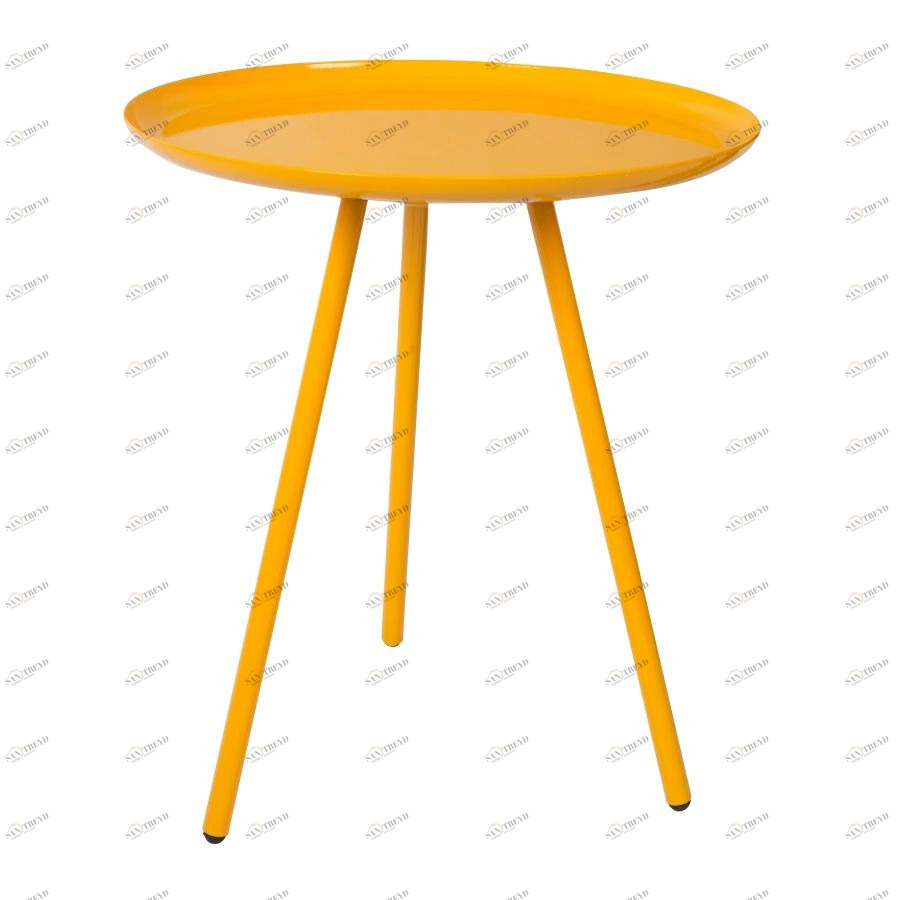 Столик Frost желтый White Label Living 2300077