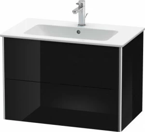 XS417204040 Тумбочка подвесная XSquare #XS4172 810 x 478 мм Черный глянцевый лак