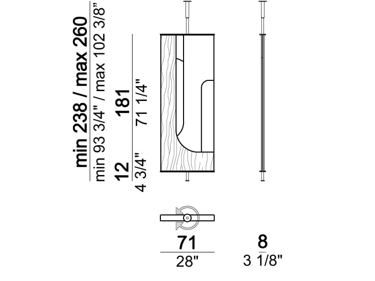 Деревянная перегородка Arketipo HIDE ME ARCH-00089052 - Вид №3
