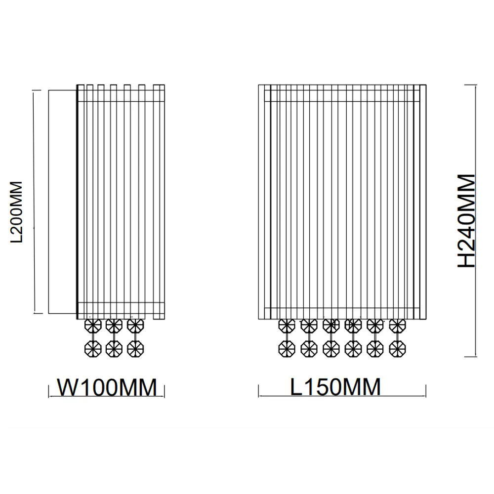 Бра Escada Majesty с хрустальными пластинами 89377579 STLM-1374606 - Вид №9
