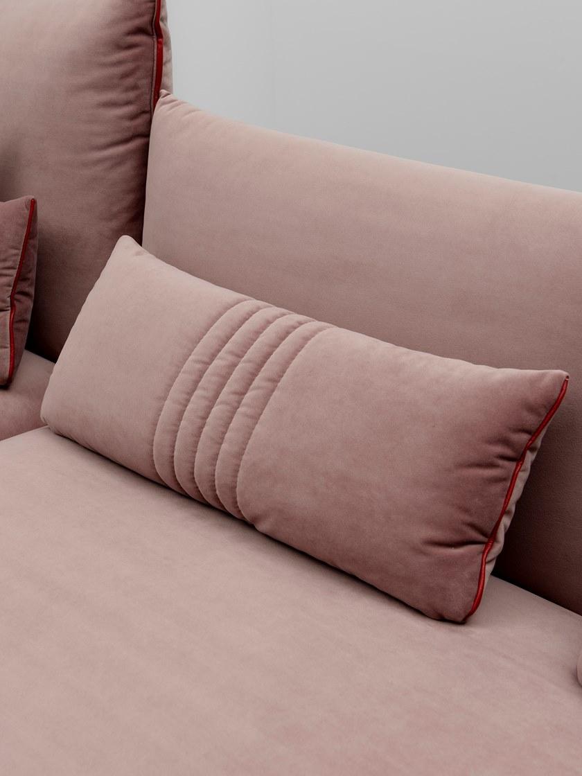 Liu Jo Living Collection Модульный тканевый диван с шезлонгом Urban fan Ice - Вид №1