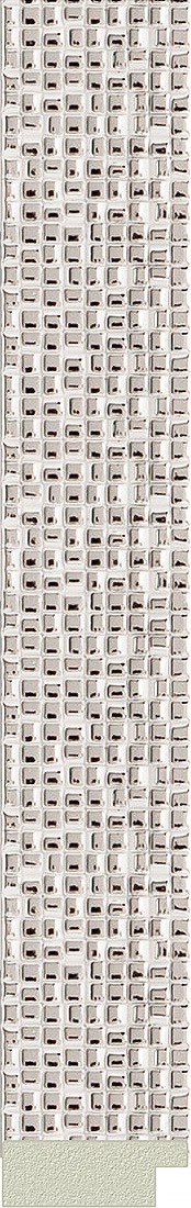 BY 3958 Зеркало в багетной раме - мозаика хром 46 mm EVOFORM Octagon - Вид №3