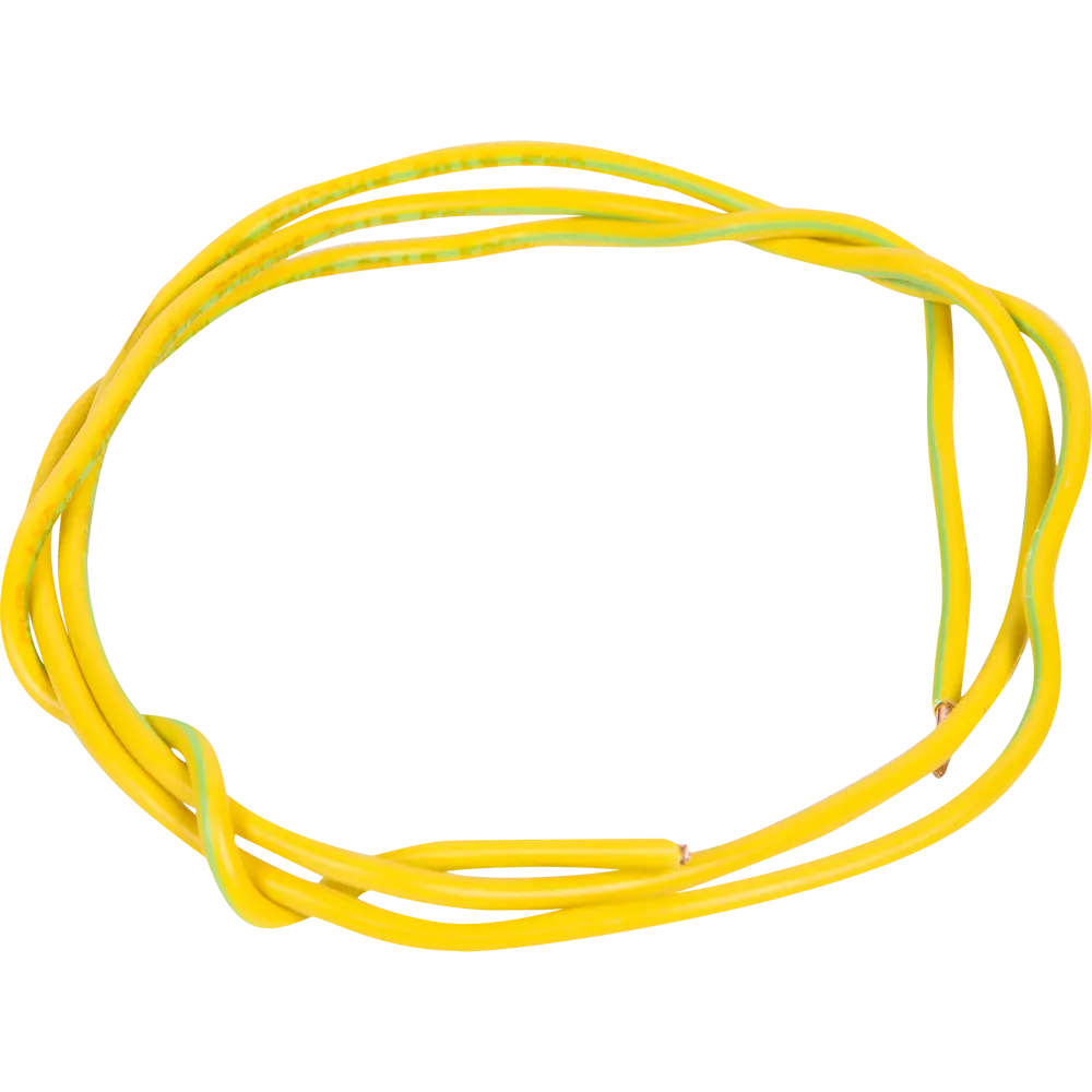 Провод Electraline ПУВ 1x2.5 на отрез ГОСТ цвет зелено-желтый STLM-2186931 - Вид №1