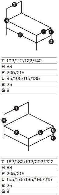 Frauflex Кровать-контейнер с мягким изголовьем sun-id-1462640 - Вид №5