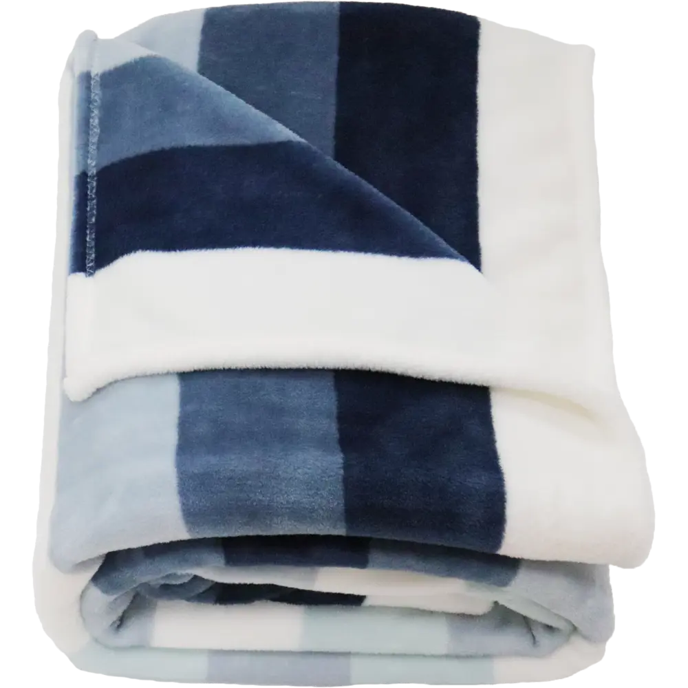 Плед «Gradient» 180x200 см фланель цвет голубой Santreyd STLM-2022839 - Вид №2