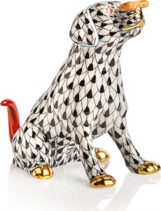 10611089 Herend Фигурка 8,5см "Собака Макс" Фарфор