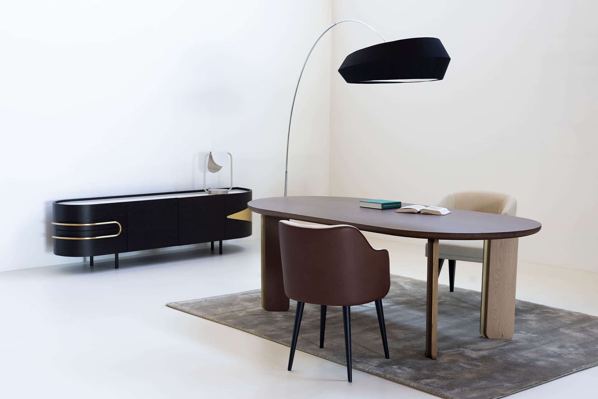 Мраморный шкаф Calacatta со встроенным освещением Greenapple Olival ARCH-00011359 - Вид №4