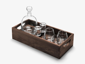 Набор стаканов для ликера из дутого стекла