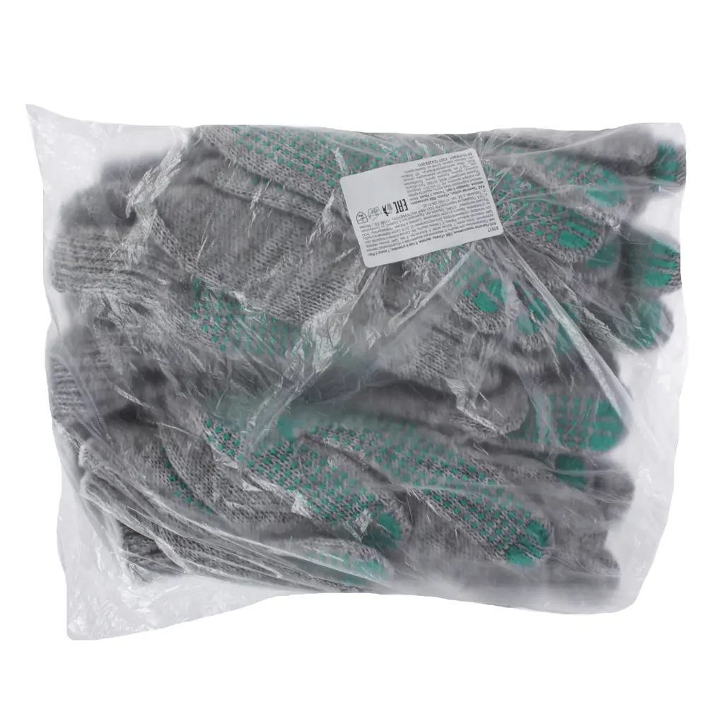 Перчатки х/б с ПВХ, 7 класс, 6 пар Santreyd STLM-2085845 - Вид №2