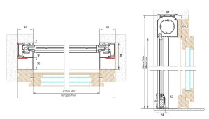 Вертикальный рольставни встраиваемые москитная сетка