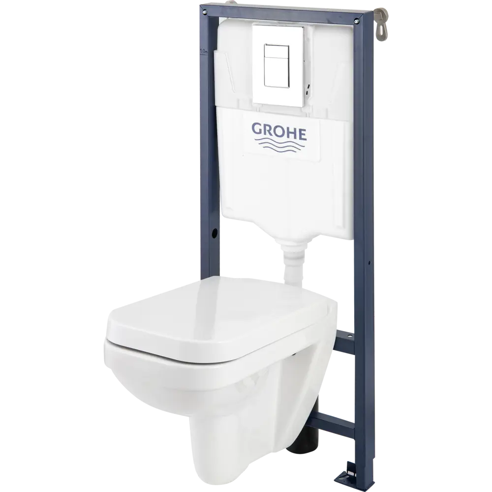 Комплект инсталляция с унитазом Grohe Solido 4 в 1 82108804 STLM-2063152