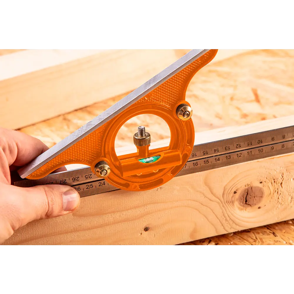 Угольник с уровнем и транспортиром Neo, 300 мм Santreyd STLM-2135201 - Вид №2