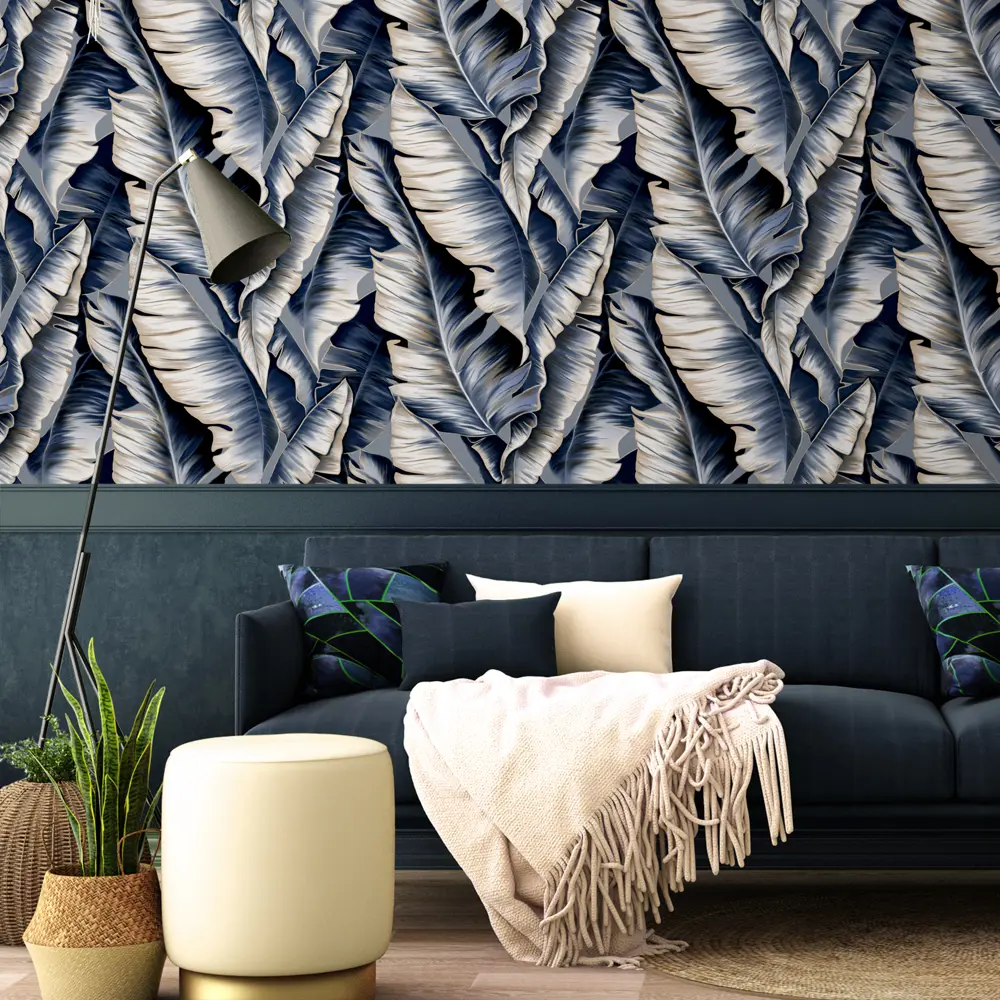 Обои флизелиновые Erismann Santiago синие 1.06 м ЭР60430-05 STLM-2169276 - Вид №3