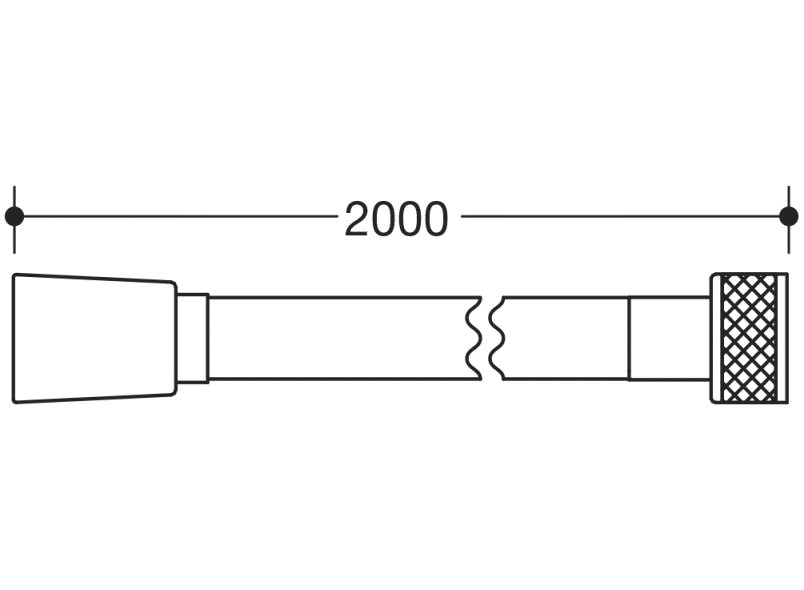 950.33.E064 шланг для душа HEWI Universalprodukte  - Вид №1