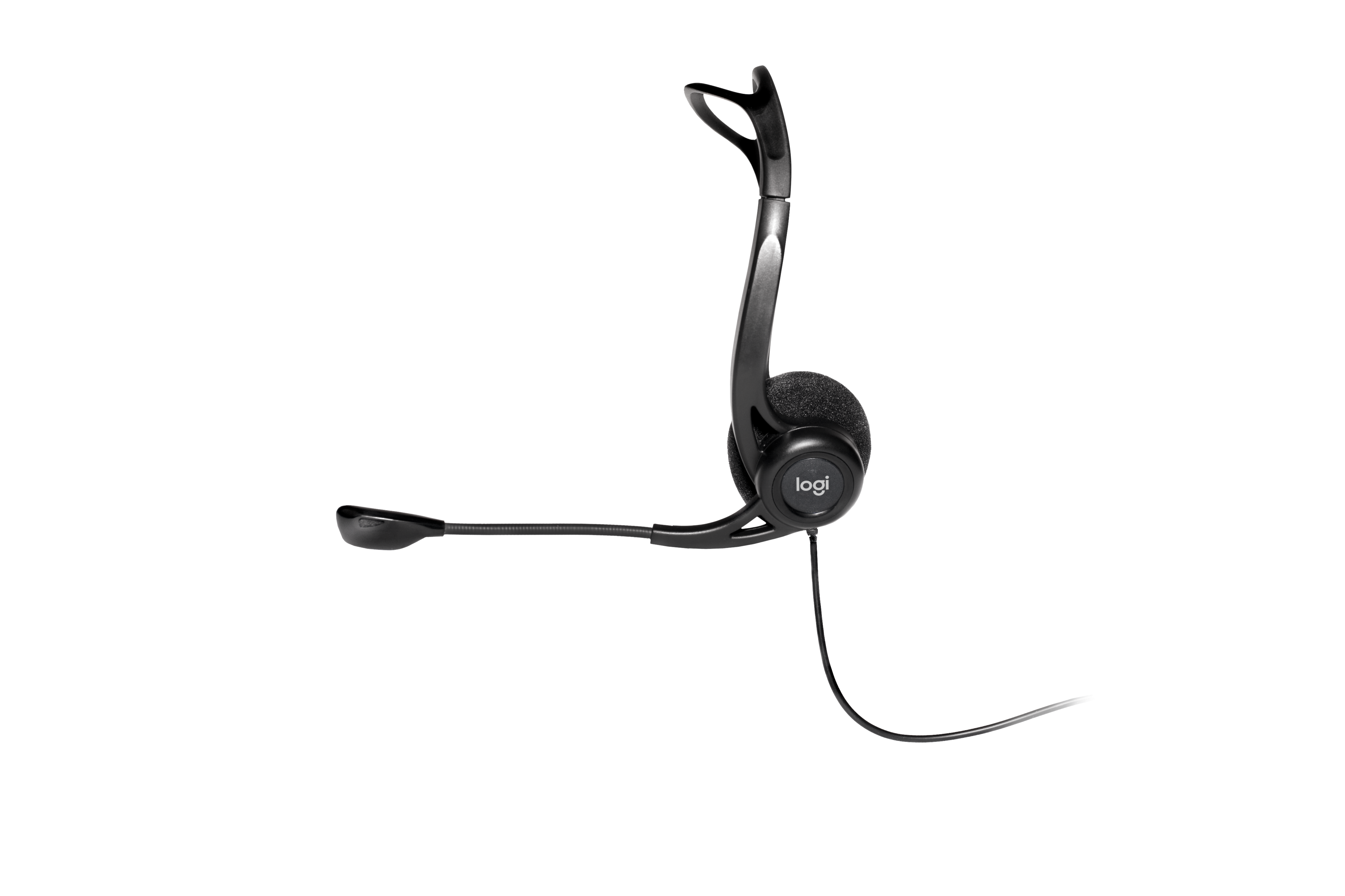 981-000100 Headset pc 960 stereo ( 20-20000hz, mic, volume control, usb, 2.4m) Logitech Santreyd  - Вид №3