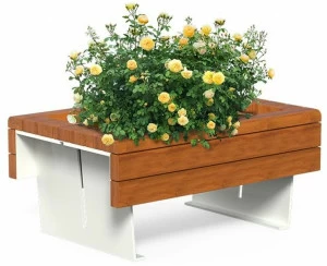 DIMCAR Прямоугольная вазонка для общественных мест в окуме Flea G516