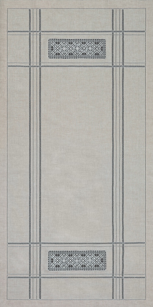 10616529 Крестецкая строчка Столешник 140x70см Ткань 