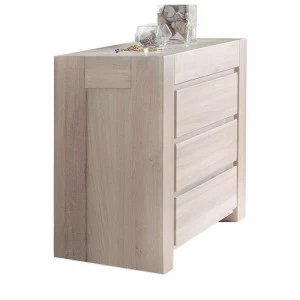 Комод с 3 ящиками беленый дуб 3 Bjorn VAVI ДИЗАЙНЕРСКИЕ, BJORN 132639 Белый