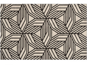 Прямоугольный ковер ручной работы из ткани