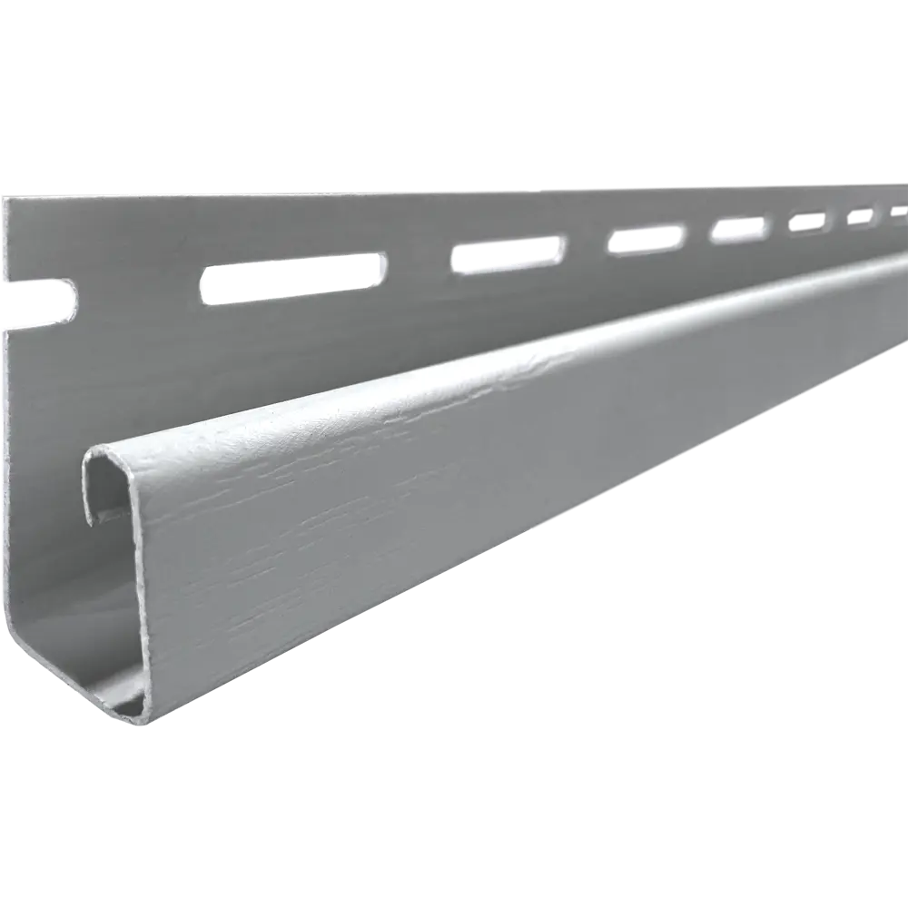 J-Профиль для сайдинга MONLID цвет серый STLM-2095052