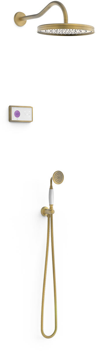 Технология душа TRES CLASIC 2-полосный скрытый электронный термостатический смеситель для душа-09226201LM TRES