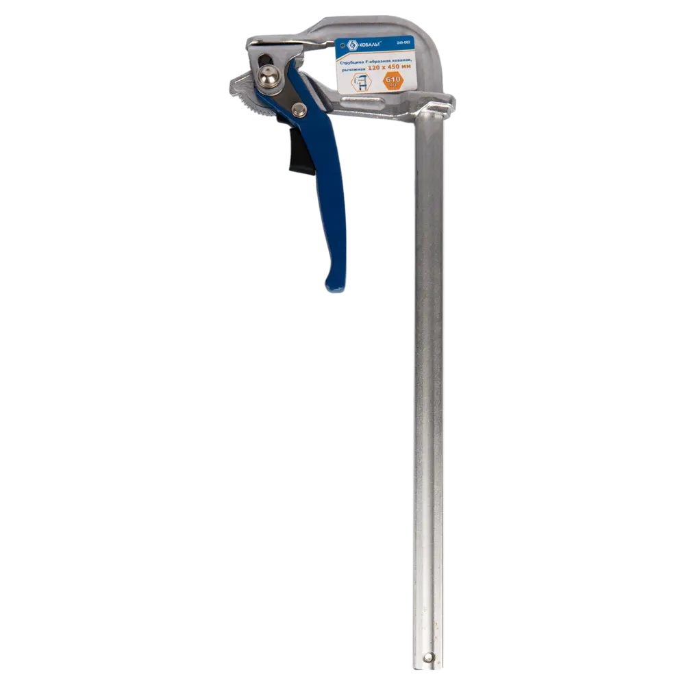Струбцина F-образная Кобальт для профессиональных работ с усилием 610 кг 89374025 STLM-1572761 - Вид №2
