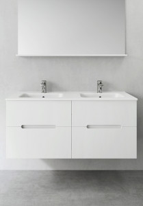 1390545 Шкаф Для Умывальника Sun White 1200D Hafa  Белый